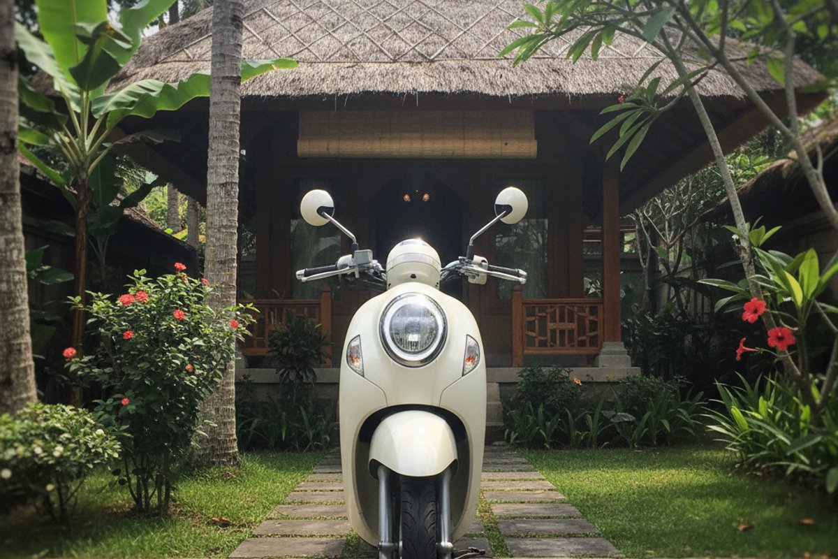 Honda Scoopy 110cc for rent in Bali